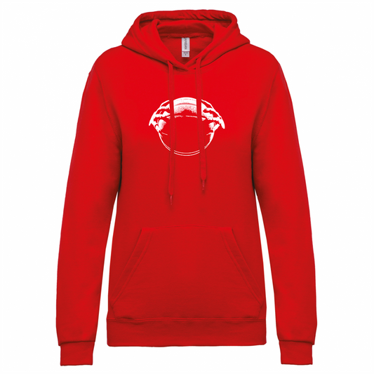 BASKET HANDS felpa cappuccio donna