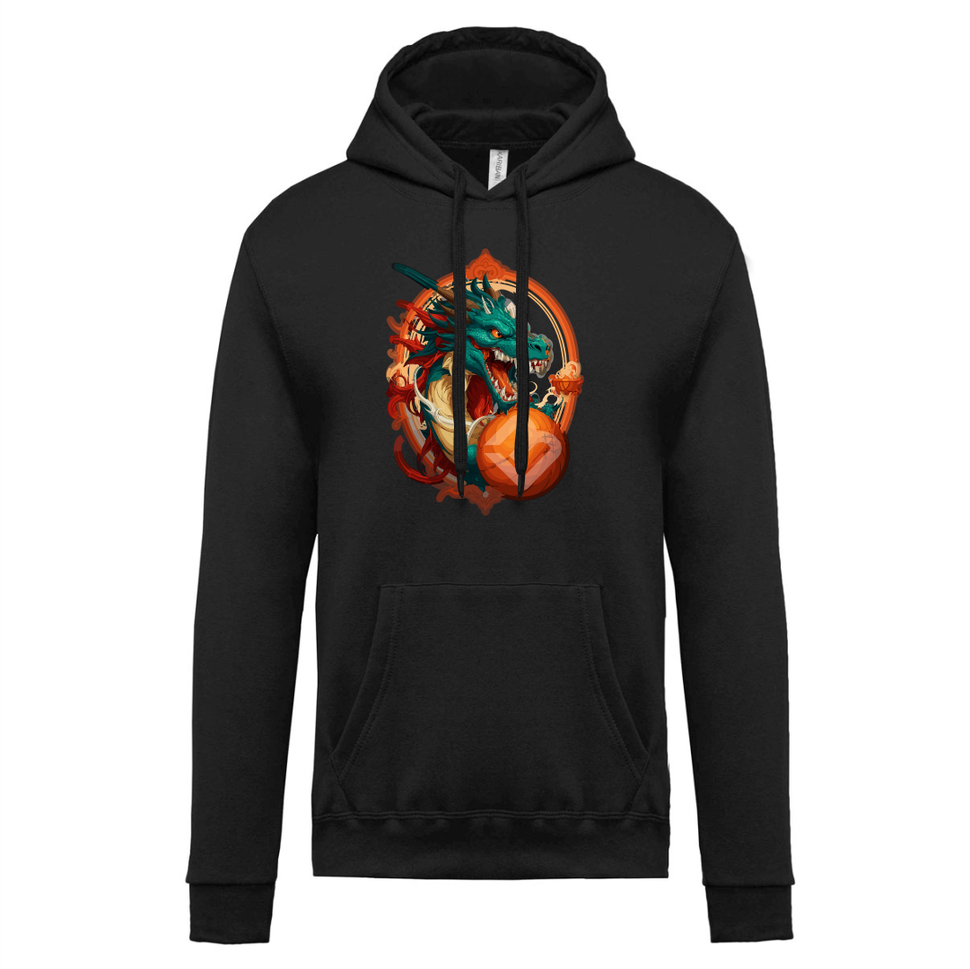 DEATHWING felpa cappuccio uomo