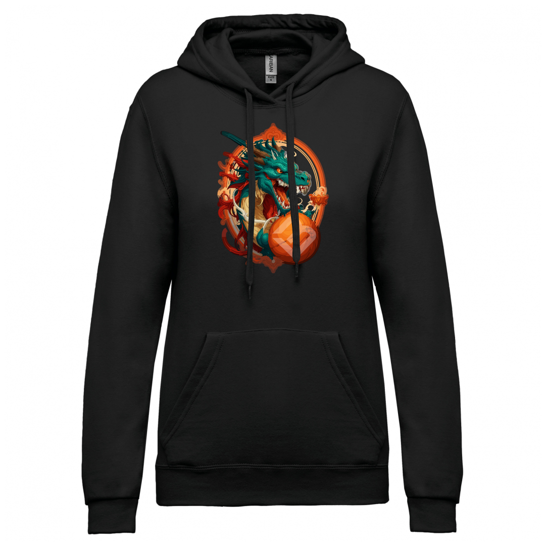 DEATHWING felpa cappuccio donna