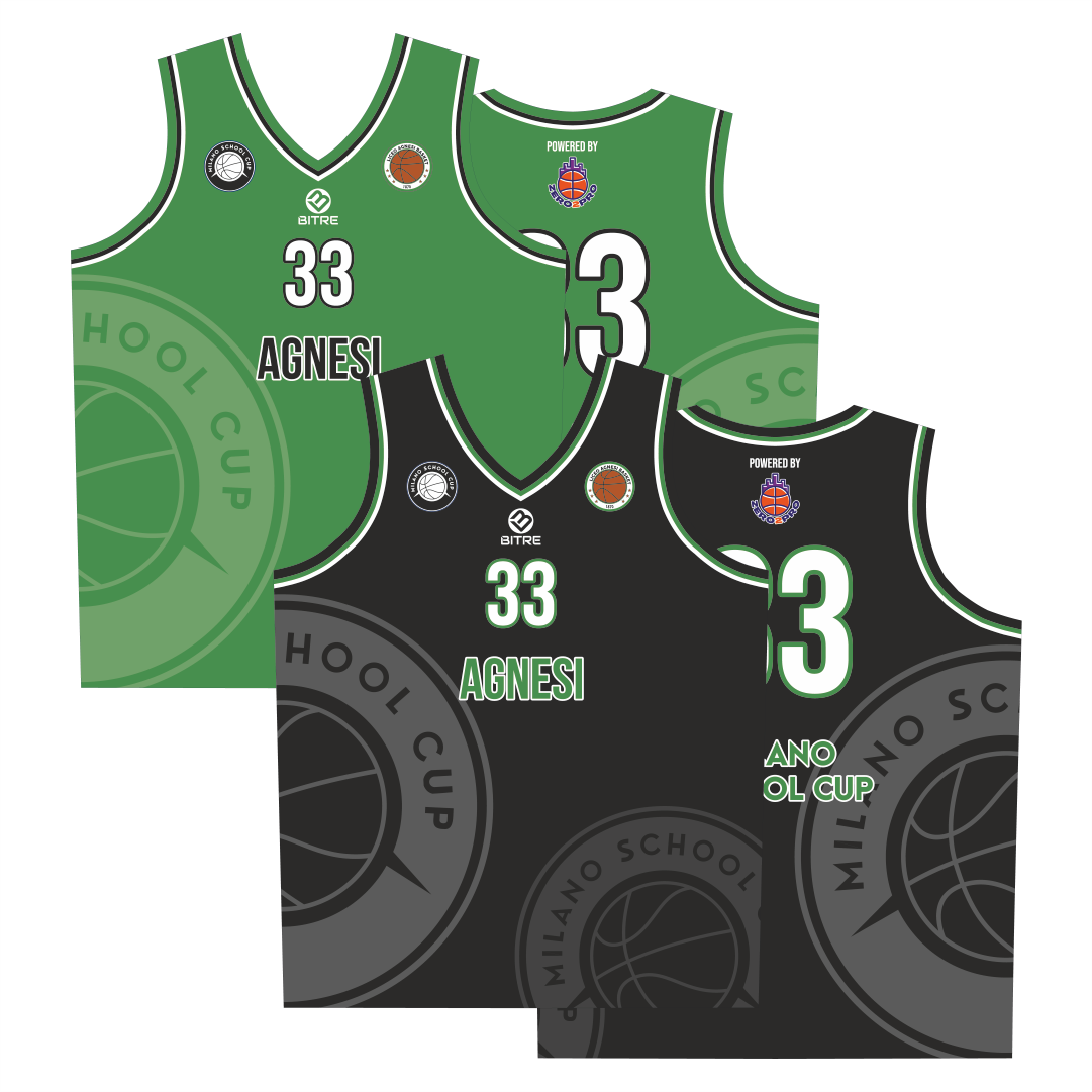 AGNESI canotta basket double uomo