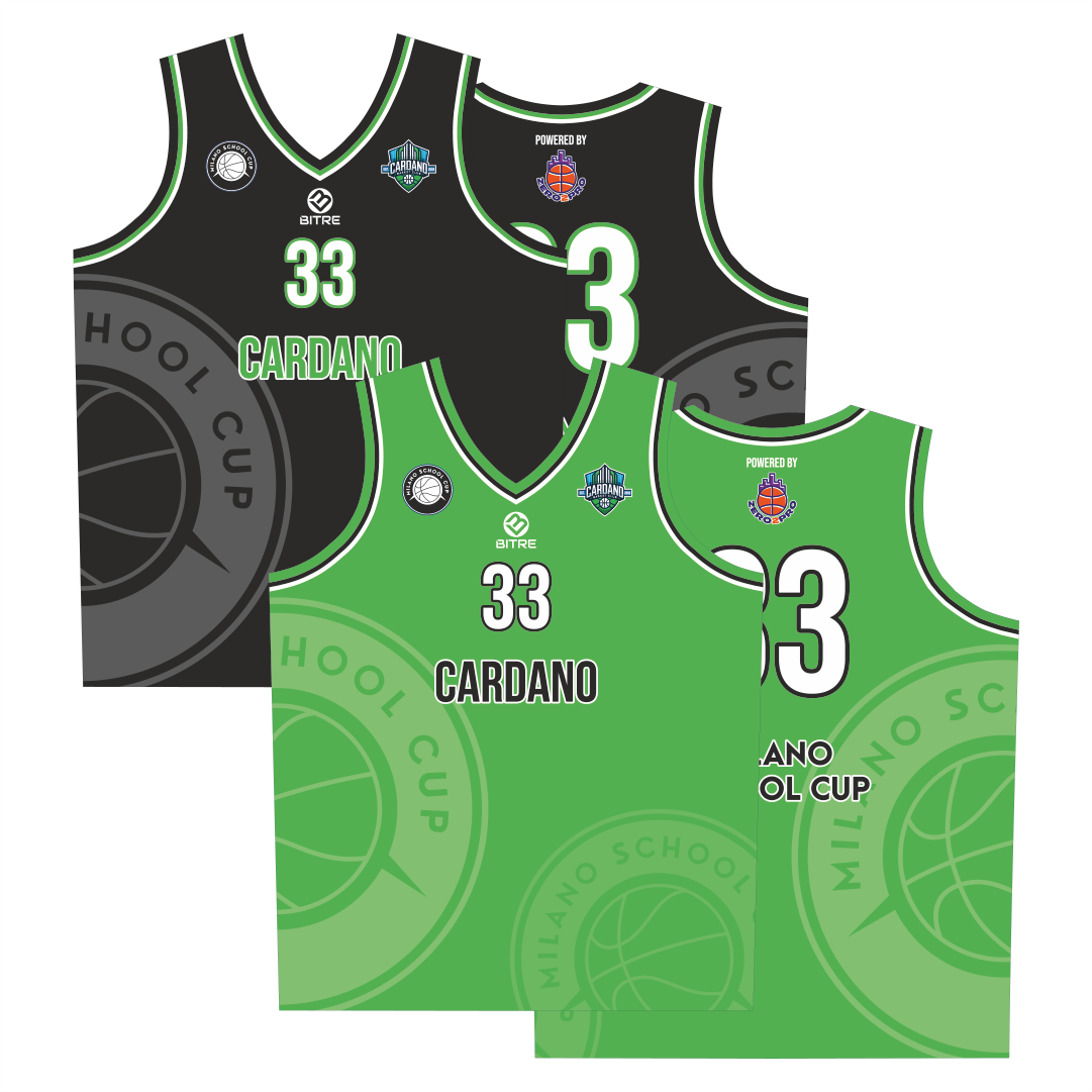 CARDANO canotta basket double uomo