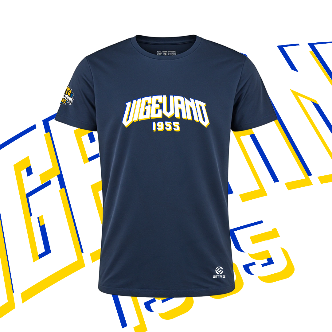 VIGEVANO BASKET t-shirt TIK TOK BLU NAVY bimbo