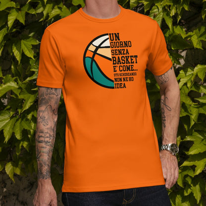 UN GIORNO SENZA BASKET t-shirt uomo