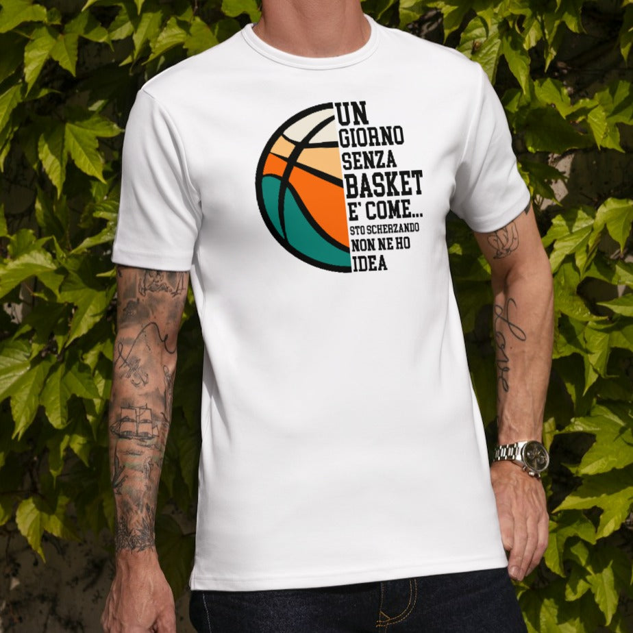 UN GIORNO SENZA BASKET t-shirt uomo