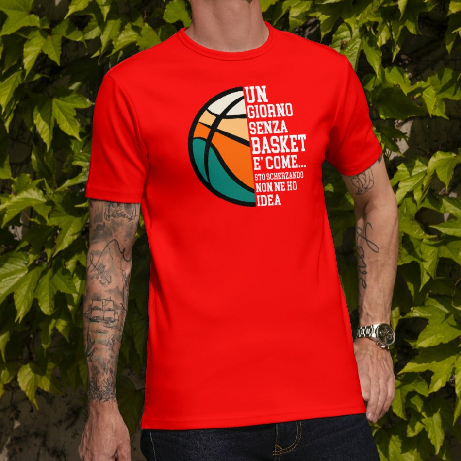 UN GIORNO SENZA BASKET t-shirt uomo