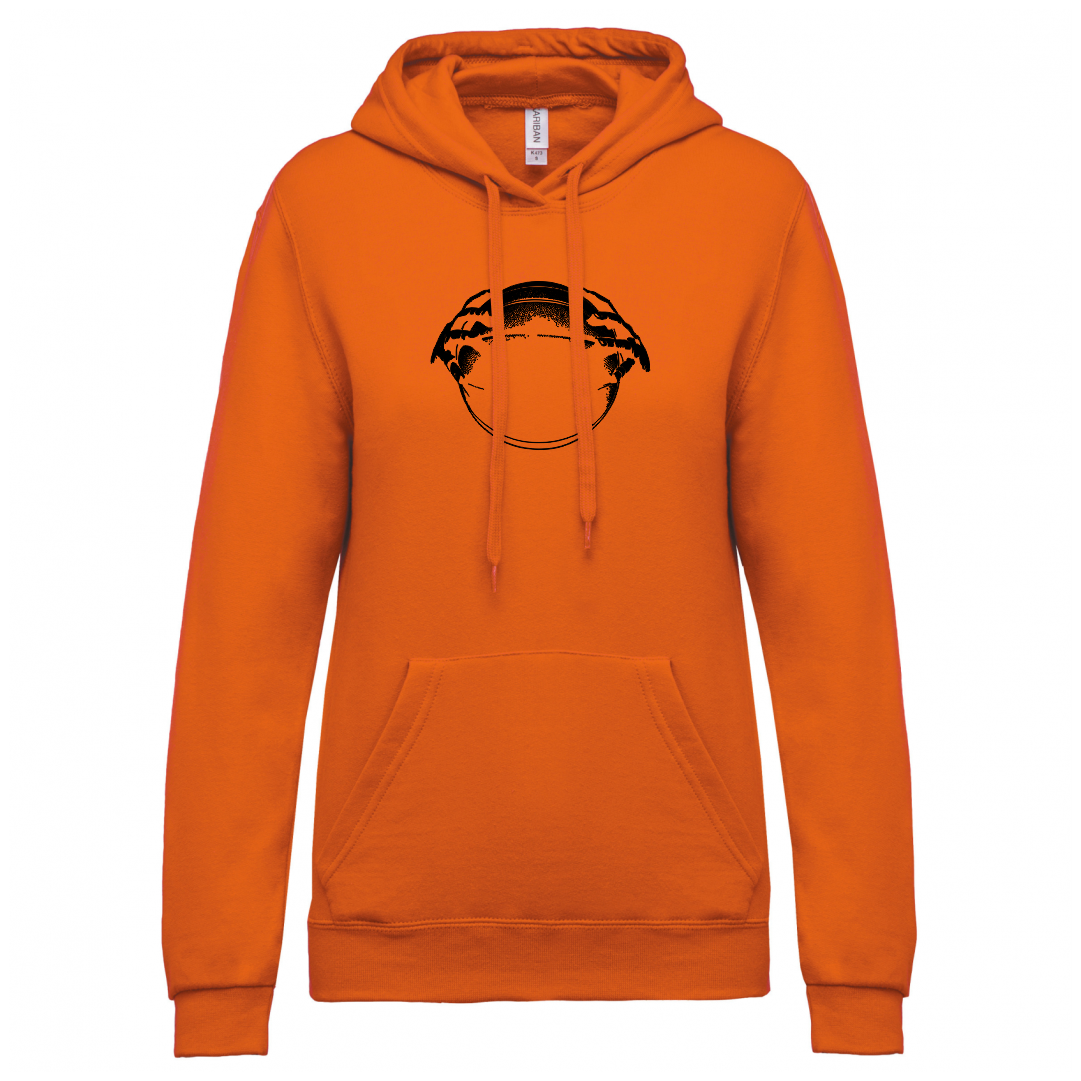 BASKET HANDS felpa cappuccio donna