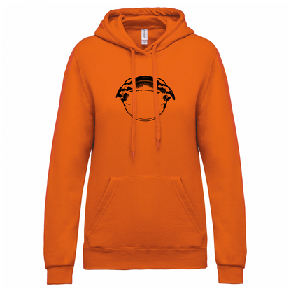 BASKET HANDS felpa cappuccio donna