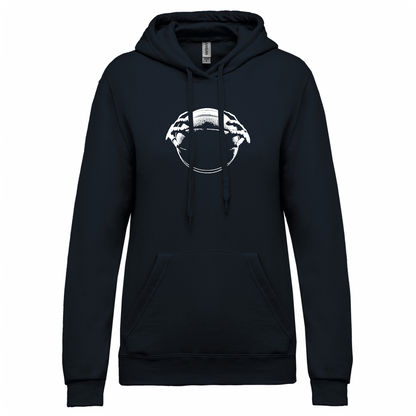 BASKET HANDS felpa cappuccio donna