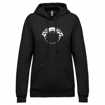 BASKET HANDS felpa cappuccio donna