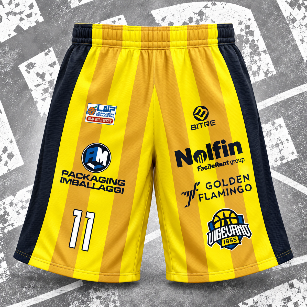 VIGEVANO BASKET pantaloncino HOME