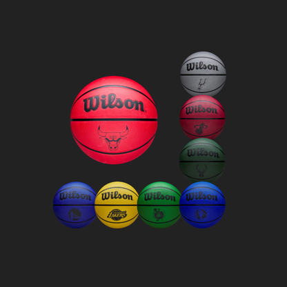 Pallone da minibasket WILSON NBA Team Tribute Solid - 10 Pz (18,00 € cad.)