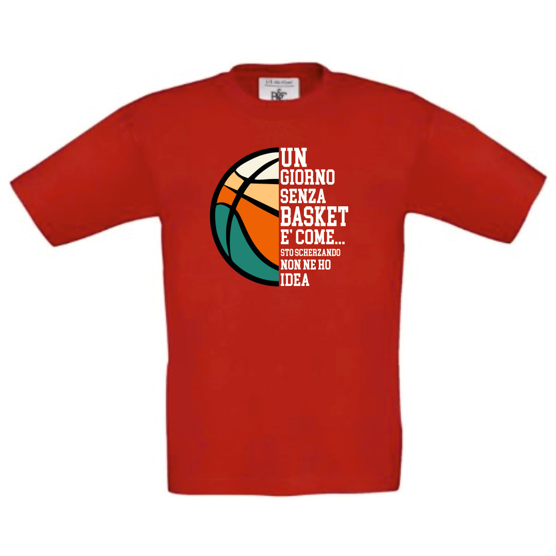 UN GIORNO SENZA BASKET t-shirt bimbo