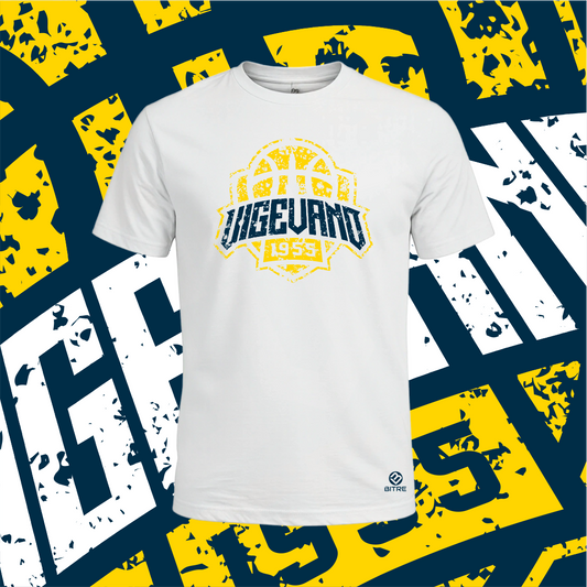 VIGEVANO BASKET t-shirt VINTAGE BIANCA unisex