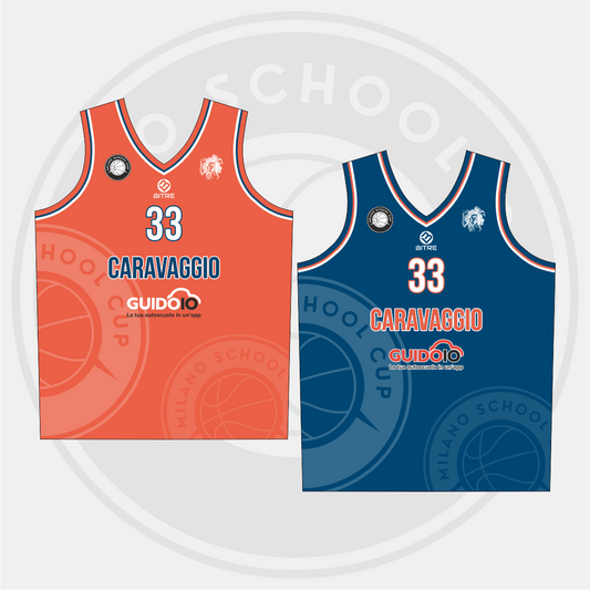 CARAVAGGIO canotta basket double