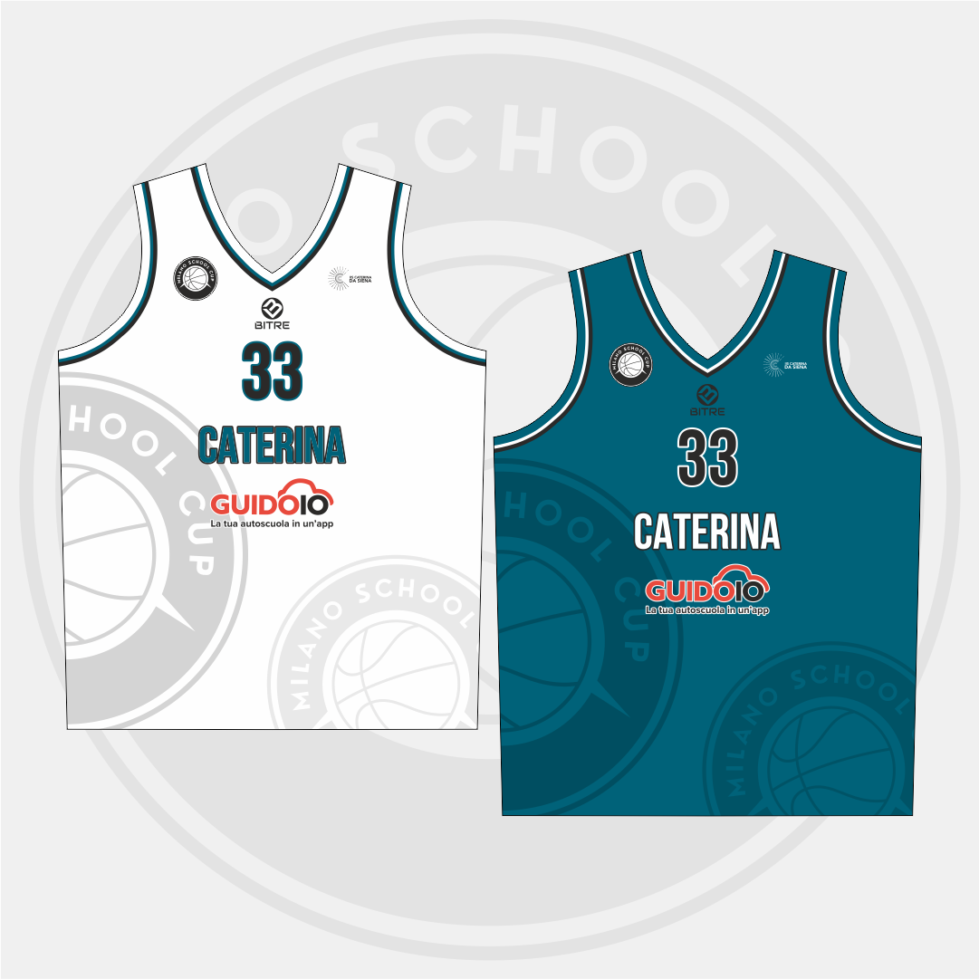 CATERINA DA SIENA canotta basket double