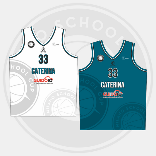 CATERINA DA SIENA canotta basket double