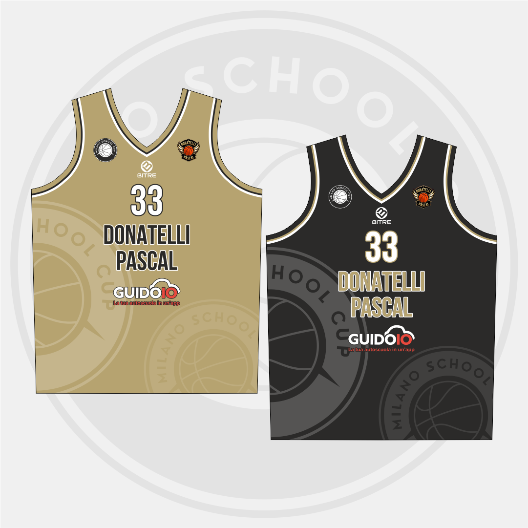 DONATELLI PASCAL canotta basket double