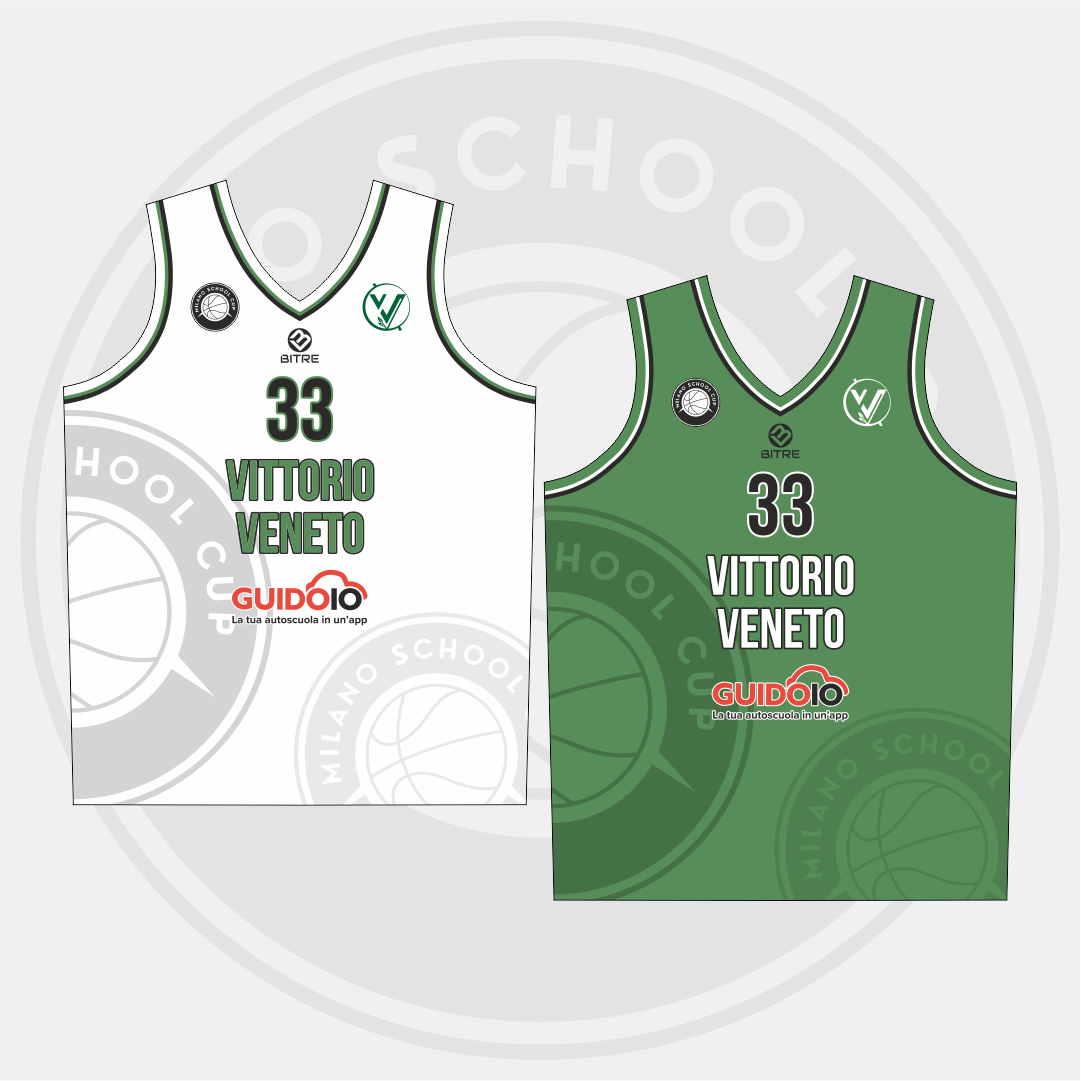 VITTORIO VENETO canotta basket double
