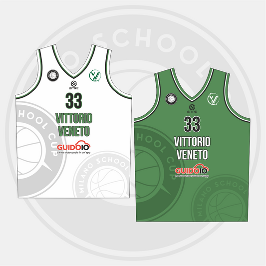 VITTORIO VENETO canotta basket double